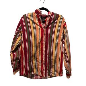 Vintage 1990s J.Crew "Oarsman Label" Candy Stripe shirt size S